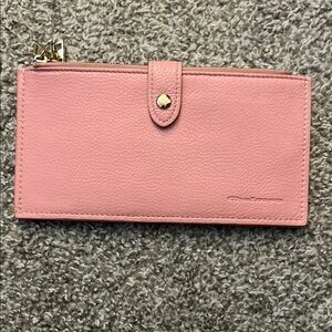 Charming Charlie Pink Pebbled Wallet